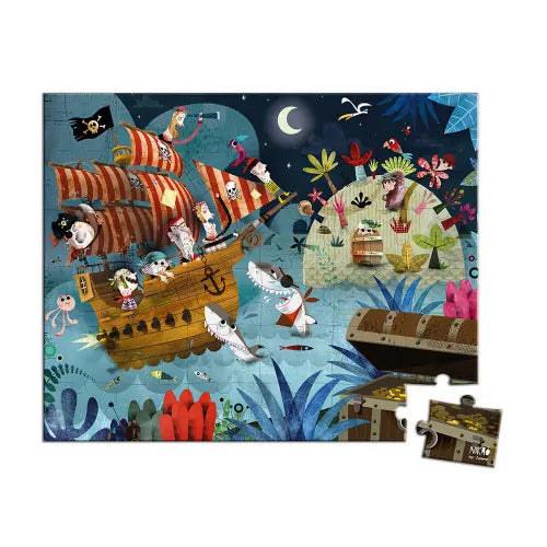 Puzzle la chasse au trésor 36 pcs - Janod