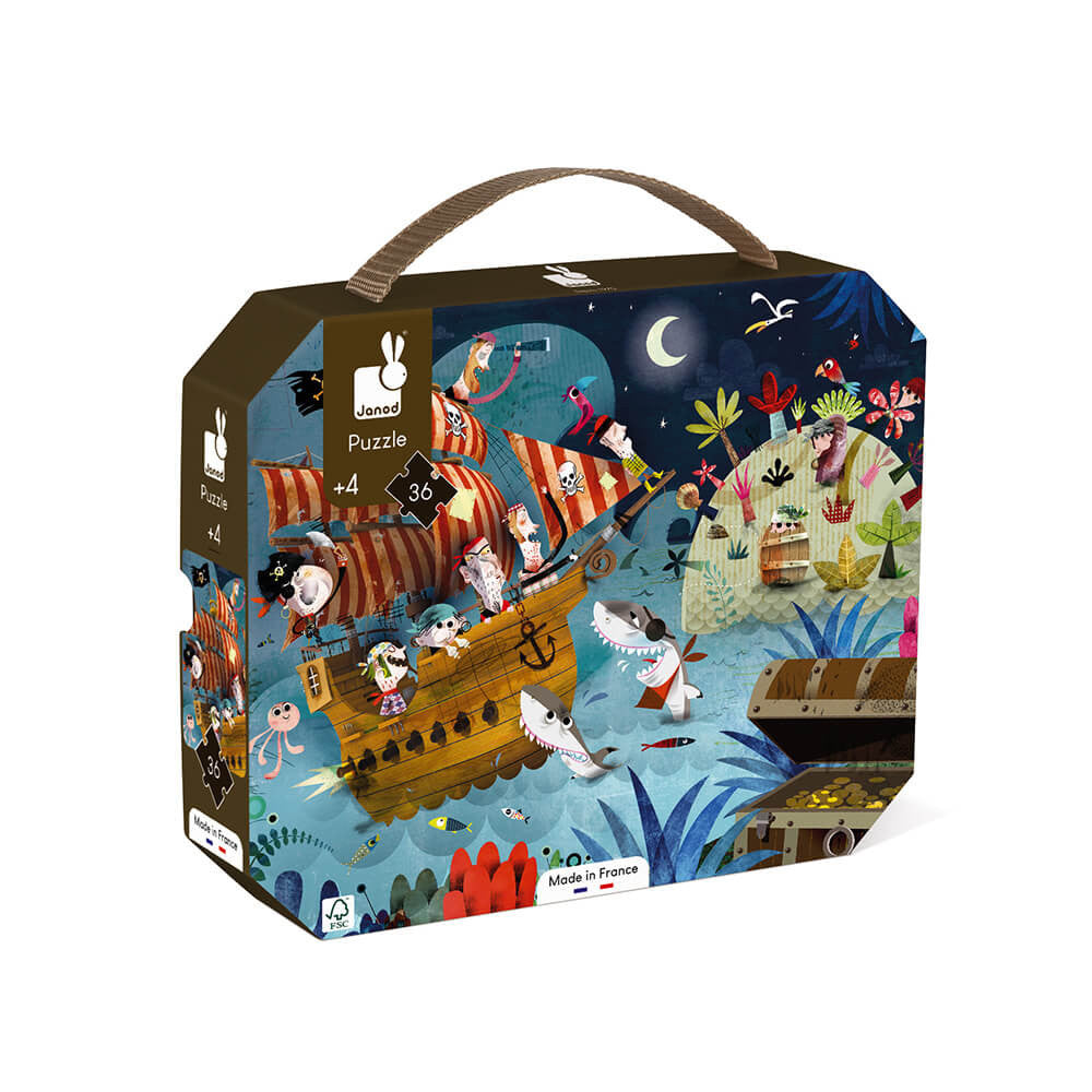 Puzzle la chasse au trésor 36 pcs - Janod
