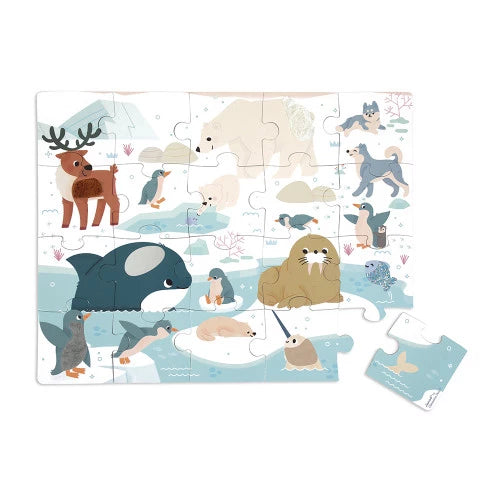 Puzzle tactile banquise 20 pcs - Janod