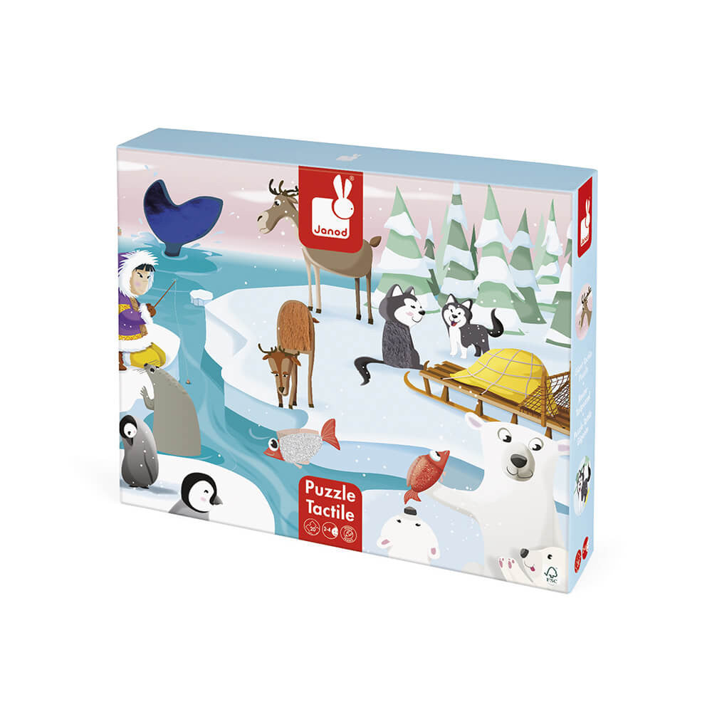 Puzzle tactile banquise 20 pcs - Janod