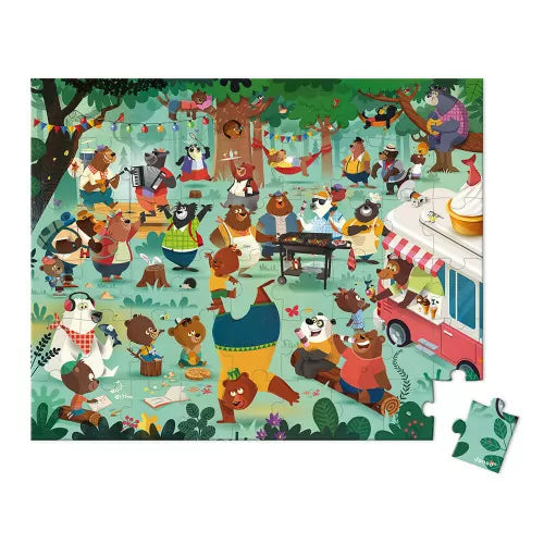Puzzle La cousinade des ours 54 pcs - Janod