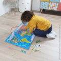 Puzzle monde magnétique 7-12 ans - Janod