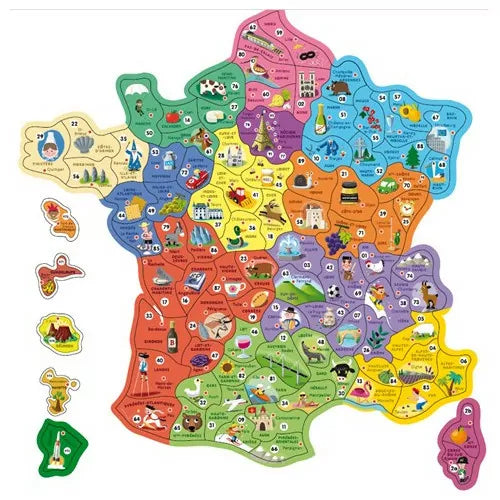 Puzzle La France magnetique - Janod