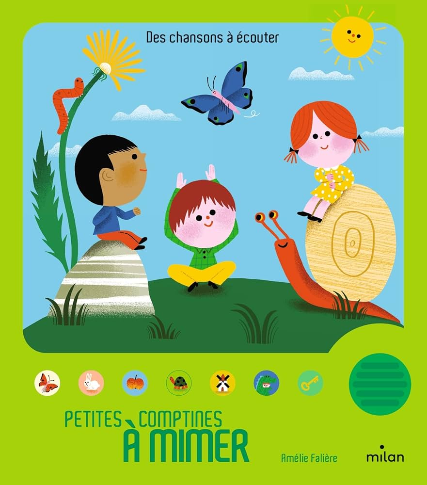 Livre Petites comptines à mimer - Milan
