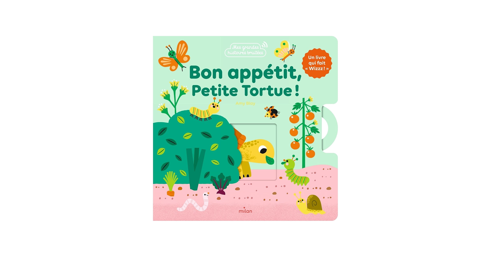 Livre Bon appétit petite tortue ( livre qui fait wizzz!)