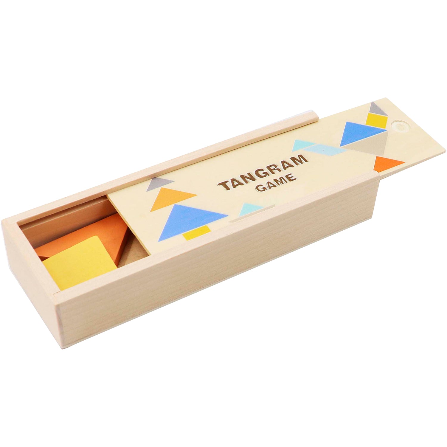 Jeu Tangram en bois - Ulysse couleurs d’enfance