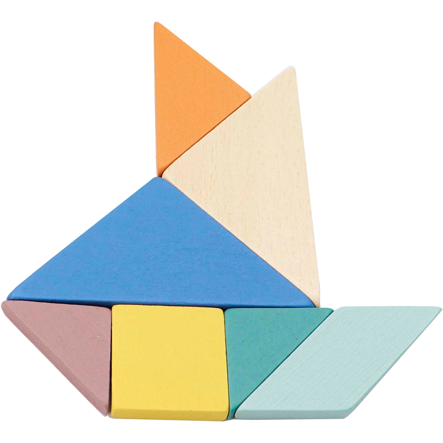 Jeu Tangram en bois - Ulysse couleurs d’enfance