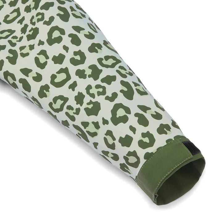 Poncho de pluie enfant Green Léopard - Hello hossy