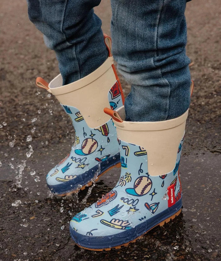 Botte de pluie enfant Baseball Game - Hello hossy