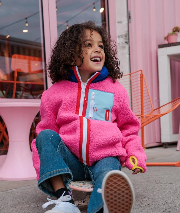 Veste polaire enfant Fuchsia - Hello hossy