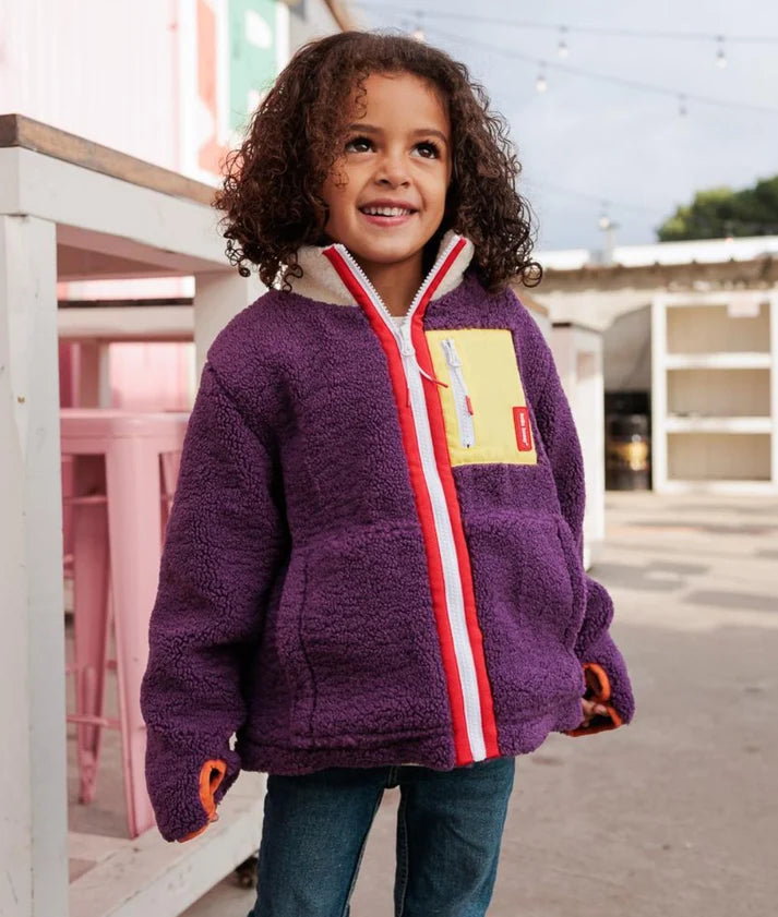 Veste polaire enfant Prune - Hello hossy