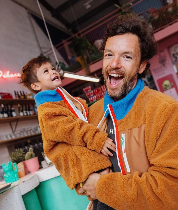 Veste polaire papa Blue Camel - Hello hossy