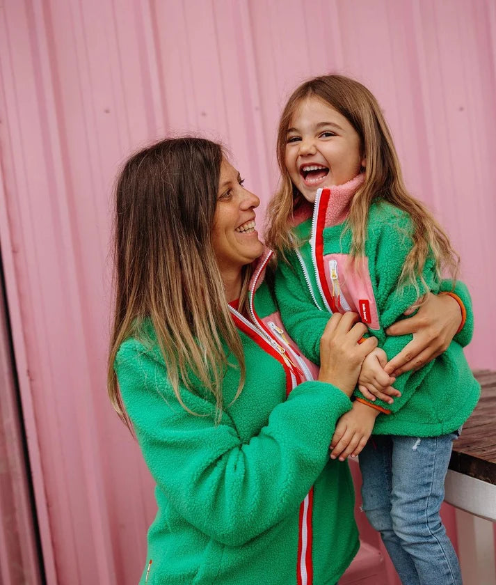 Veste polaire Maman Green Candy - Hello hossy