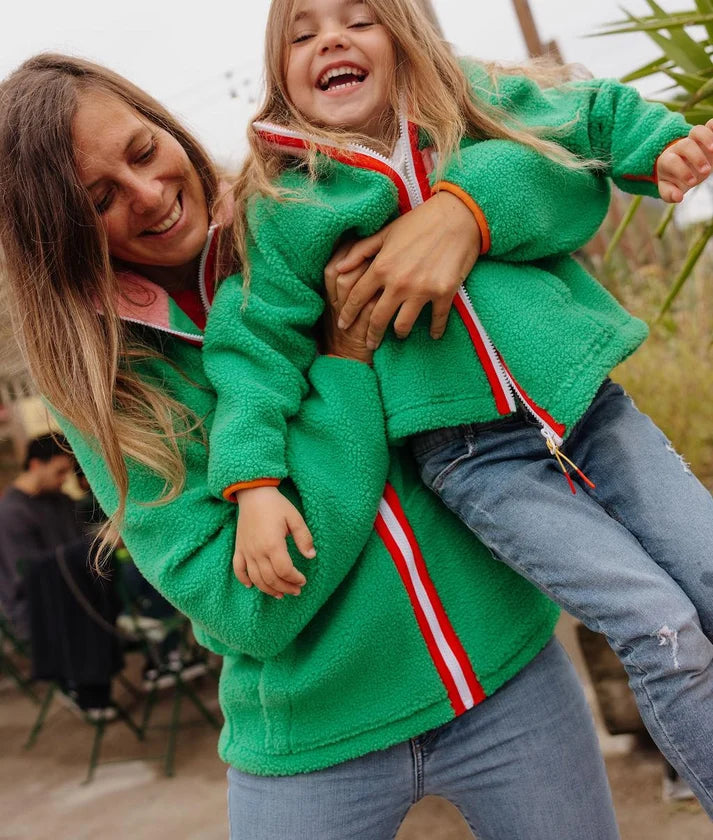 Veste polaire Maman Green Candy - Hello hossy
