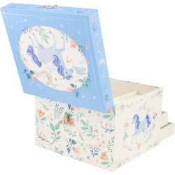 Coffre à bijoux musical Licorne - Ulysse couleurs d’enfance