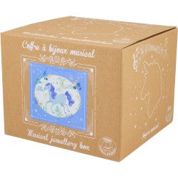 Coffre à bijoux musical Licorne - Ulysse couleurs d’enfance