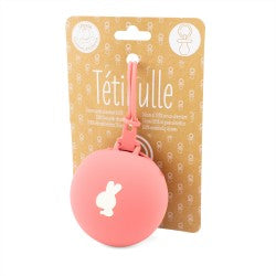Range tétine en silicone Tétibulle rose - Ulysse couleurs d’enfance