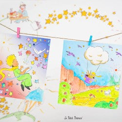 The Little Prince Watercolour Painting - Ulysse couleurs d’enfance