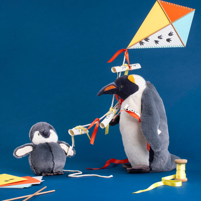 Peluche Manchot tout autour du monde - Moulin roty