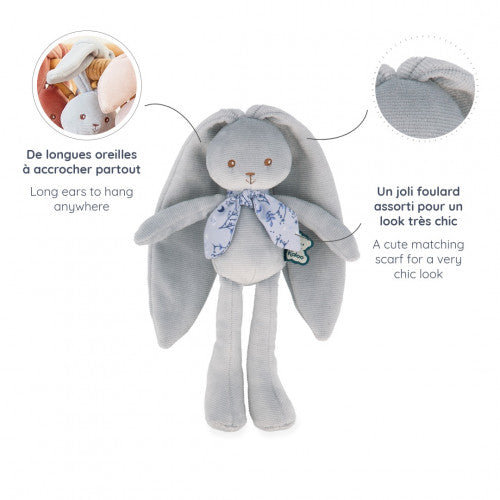 Pantin lapin lapinoo bleu 25 cm - Kaloo