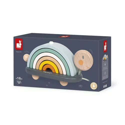 Tortue arc en ciel en bois - Janod
