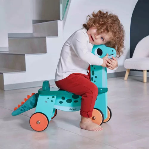 Porteur Portosaurus en bois - Janod