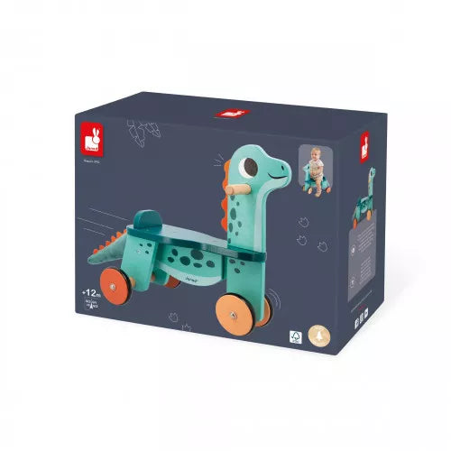 Porteur Portosaurus en bois - Janod