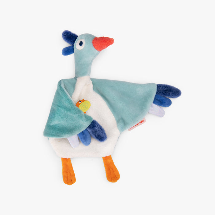 Doudou oiseau la marre aux grenouilles - Moulin roty