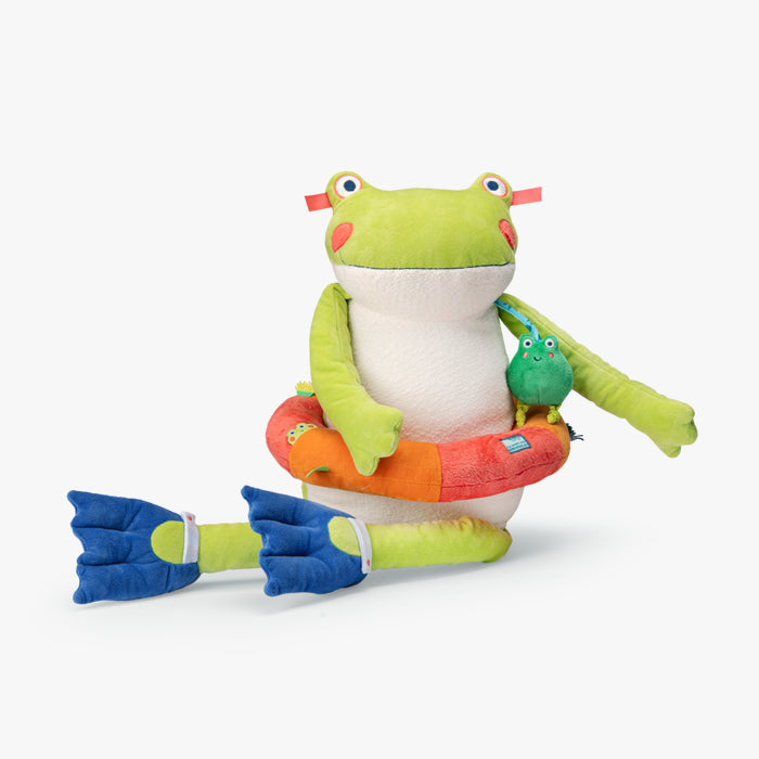 Peluche géante grenouille la marre aux grenouille - Moulin roty