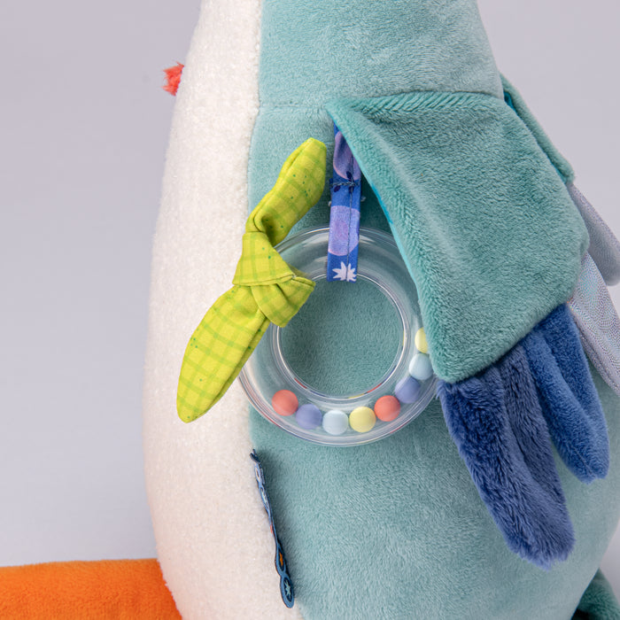 Peluche d’activité Grand Héron la marre aux grenouille - Moulin roty