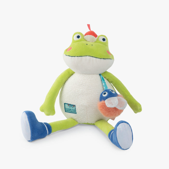 Peluche musicale Grenouille Regina la marre aux grenouille - Moulin roty