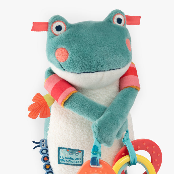 Peluche d’activité grenouille Raoul la marre aux grenouilles - Moulin roty