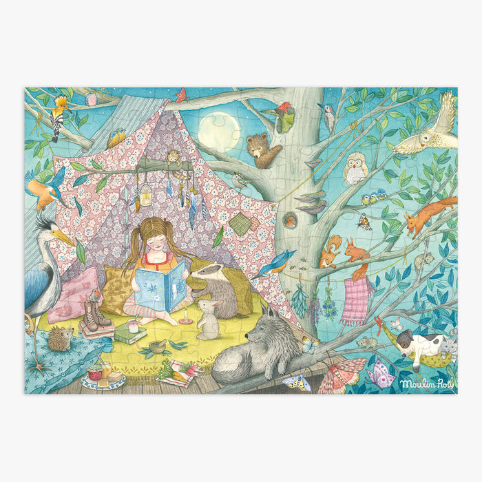 Puzzle la cabane secret 100 pcs Les rosalies - Moulin roty