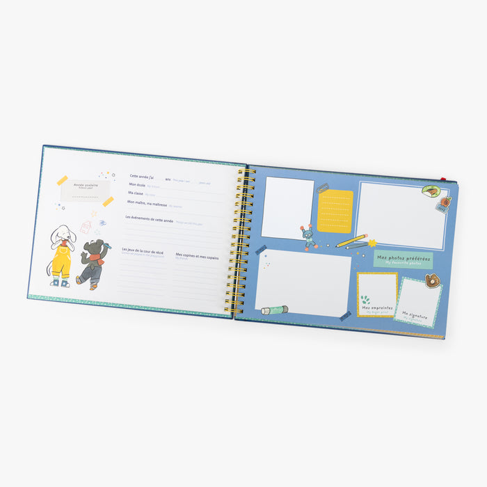 Album souvenirs d’école Puce & Pilou - Moulin roty