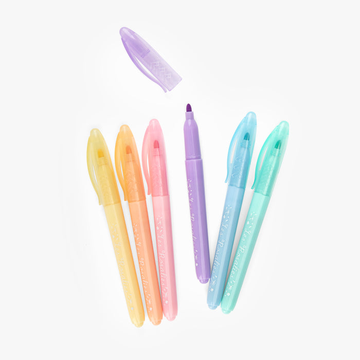 6 feutres pastels Les rosalies - Moulin roty