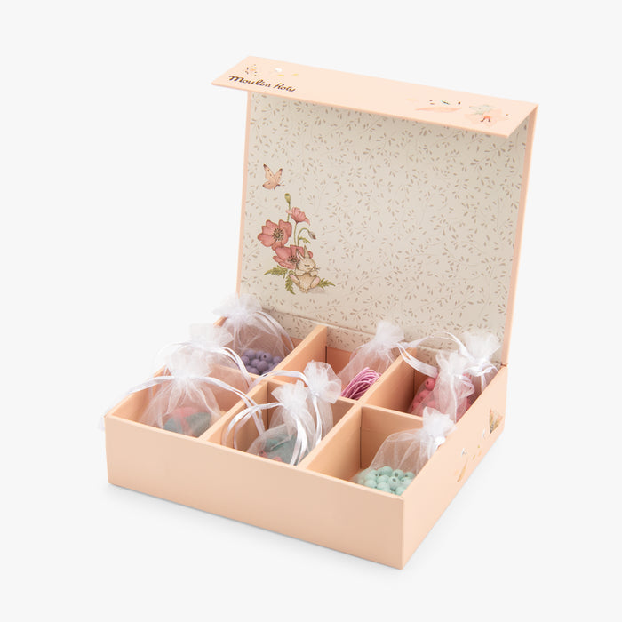 Mon coffret perles en bois Les rosalies - Moulin roty