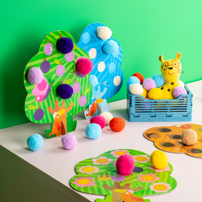 Activités pompons arbres Les toupitis - Moulin roty