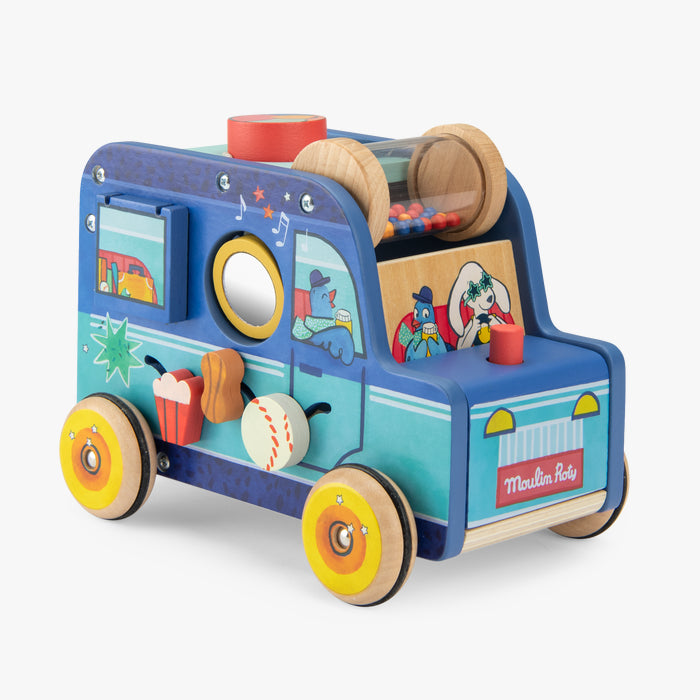 Voiture multi activités Puce & Pilou - Moulin roty