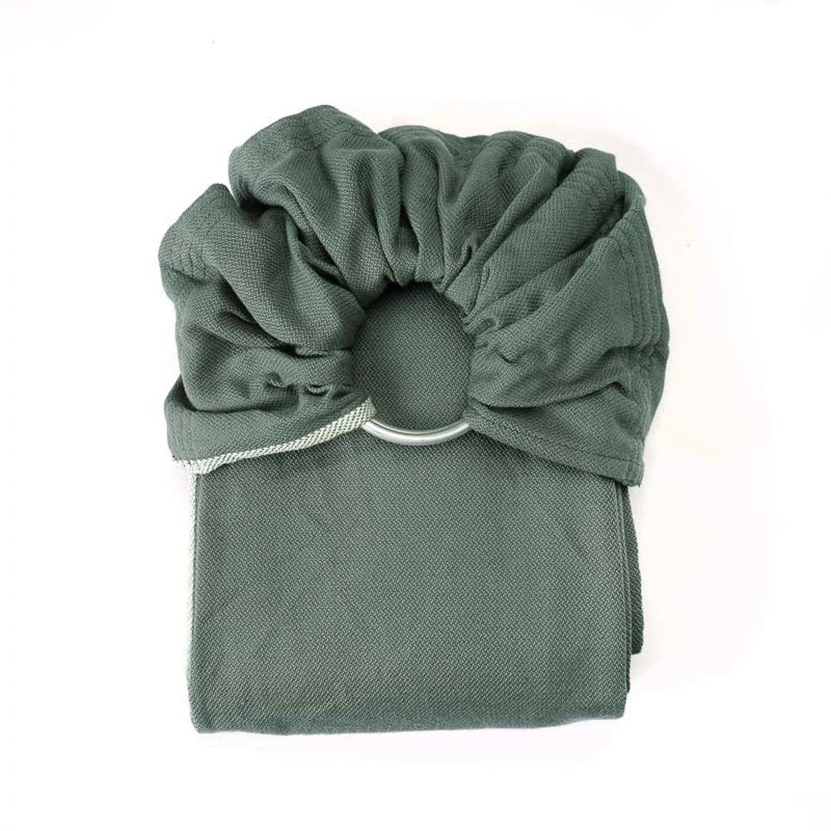 Écharpe de portage sans noeud tissé sling Vert eucalyptus - Neobulle
