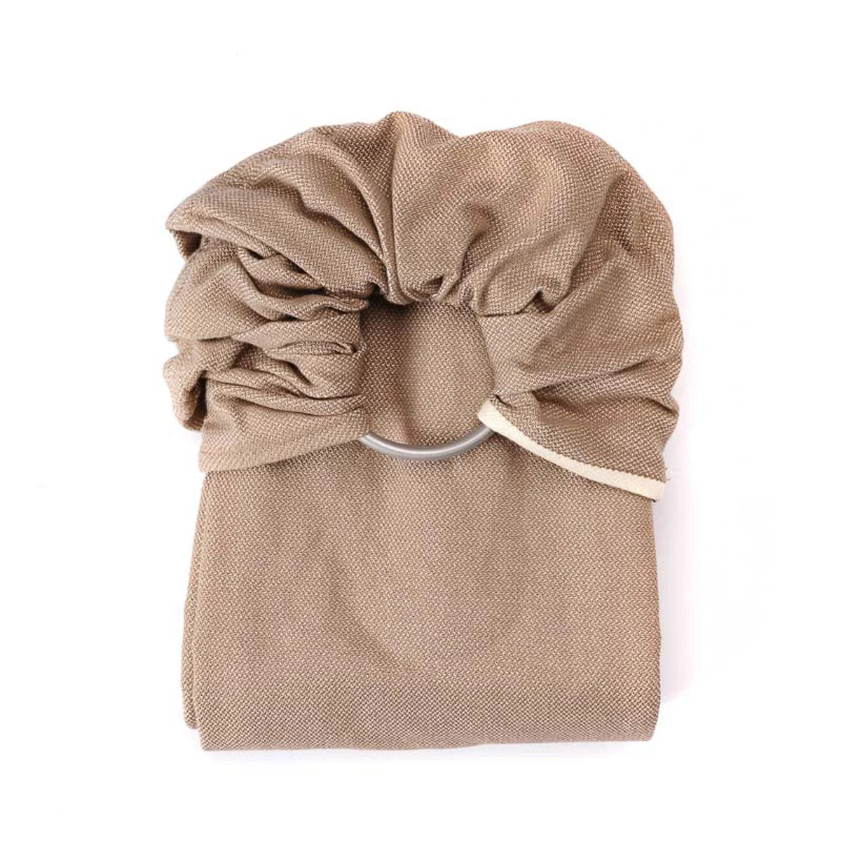 Écharpe de portage sans noeud tissé sans noeud Beige sable - Neobulle