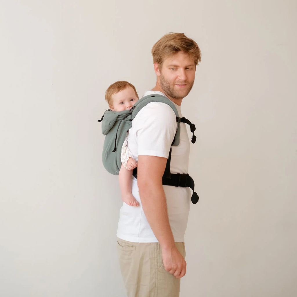 Porte bébé évolutif à clisser Neo préformé Eucalyptus - Neobulle
