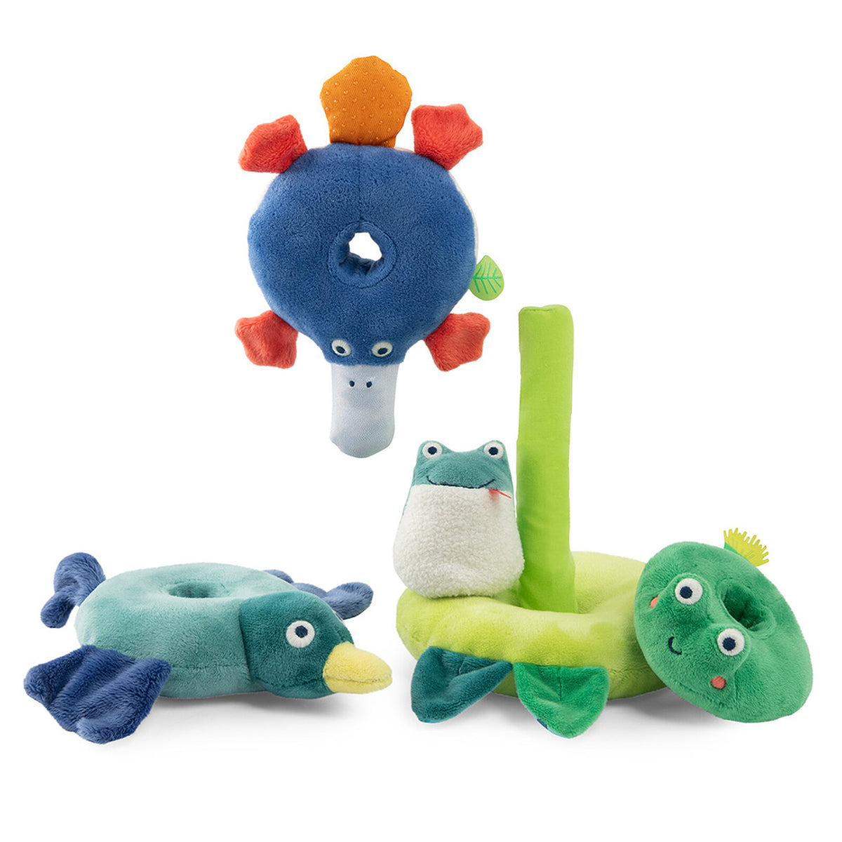 Animaux empilable la marre aux grenouille - Moulin roty
