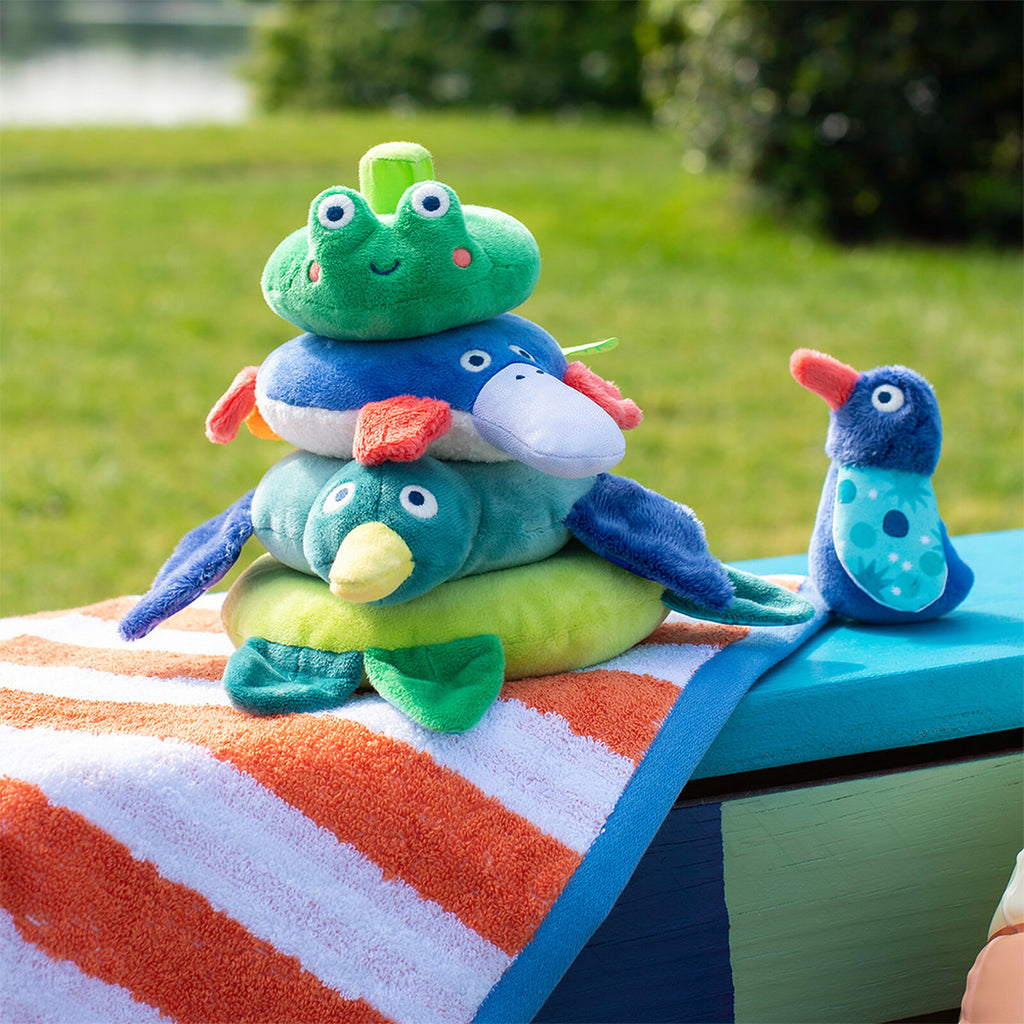 Animaux empilable la marre aux grenouille - Moulin roty