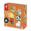 5 puzzles évolutif la Ferme - Janod