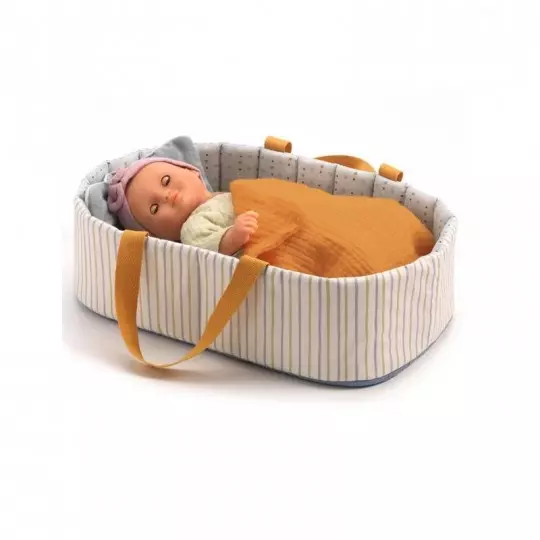 Couffin blues en tissus pomea - Djeco