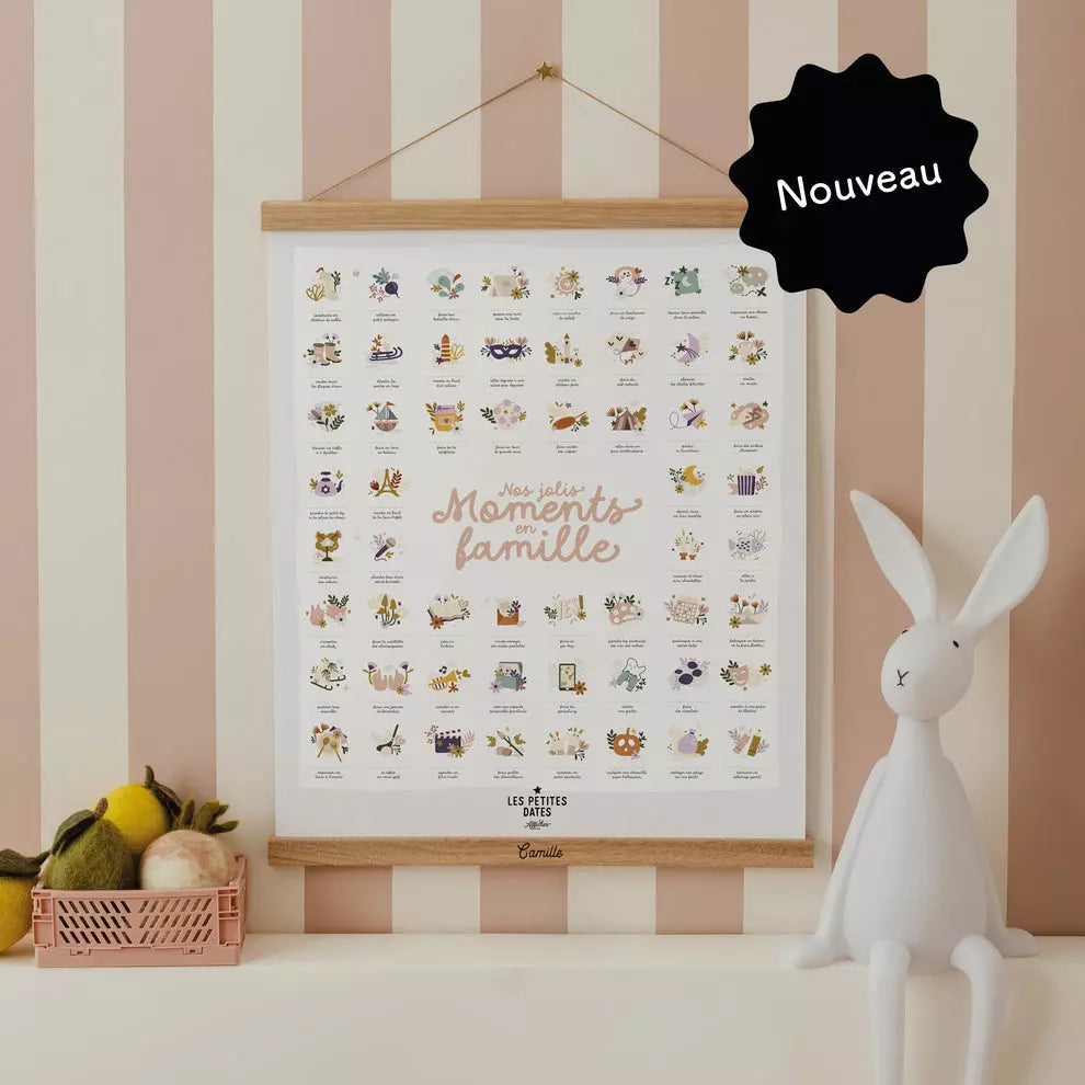 Affiche nos jolis moments - Les petites dates