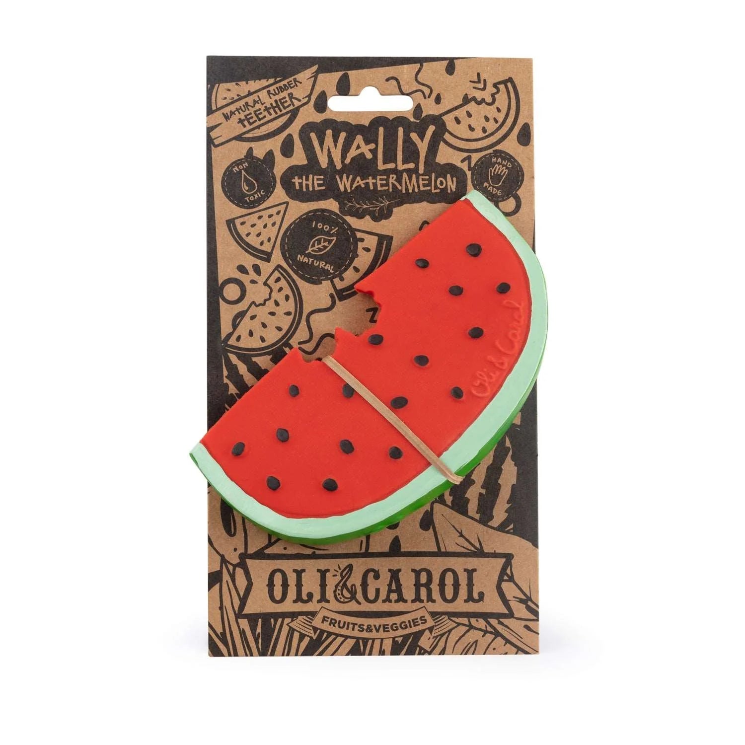 Wally la pastèque anneau de dentition - Oli&carol