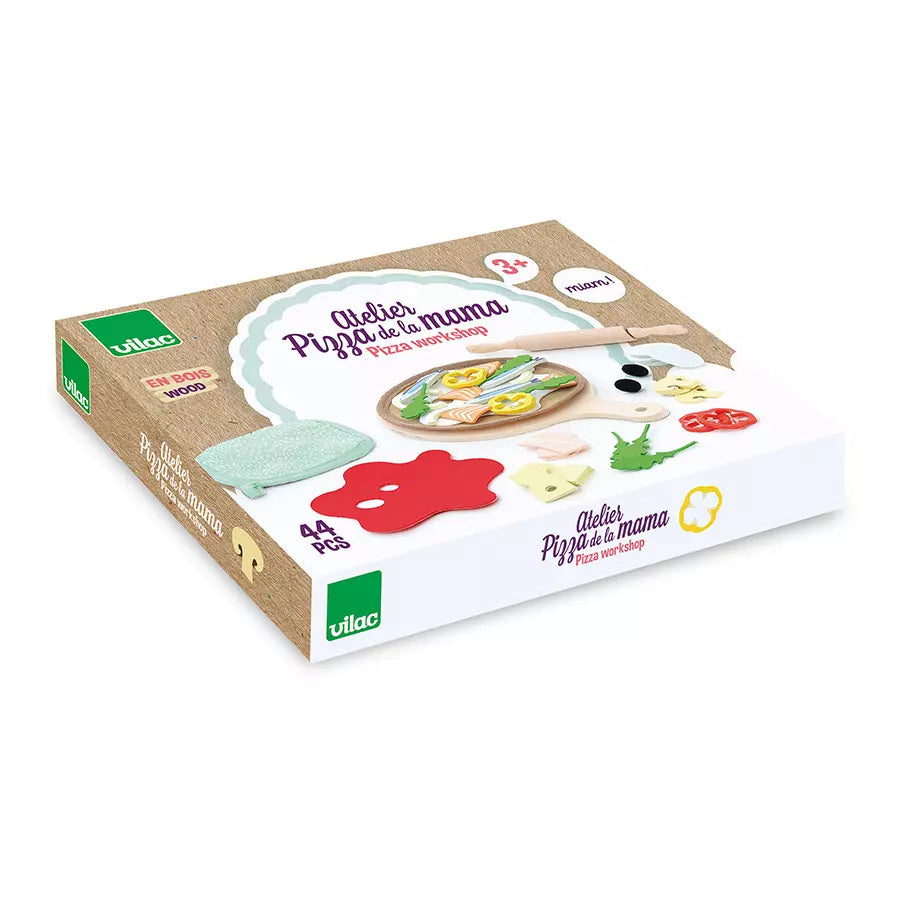 Jouet imitation Atelier Pizzas De la mama - Vilac