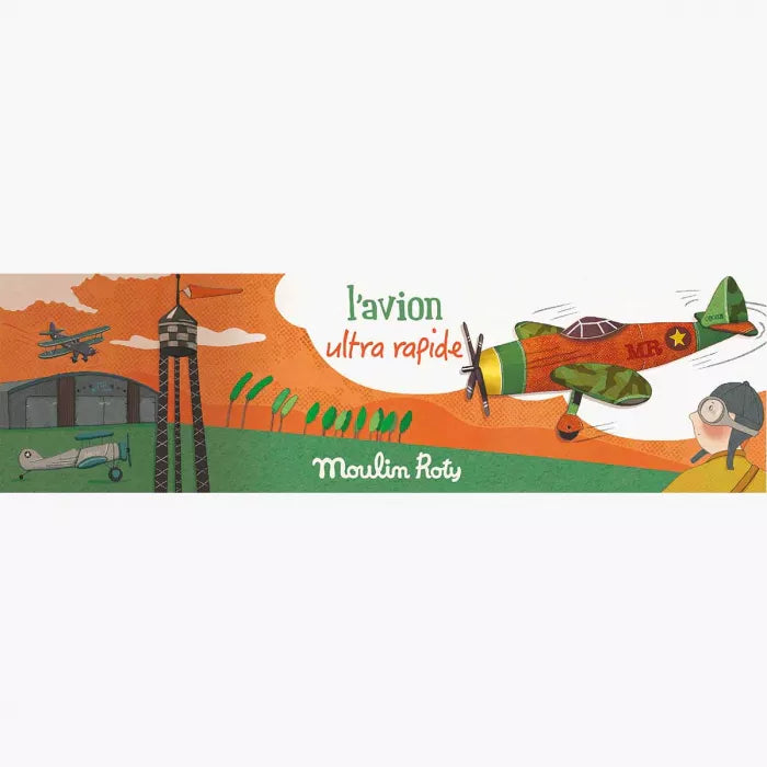 Avion polystyrène Air cobra le petites merveilles - Moulin roty