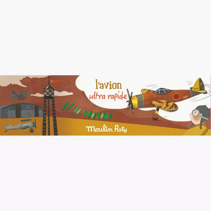 Avion polystyrène Mitsubishi les petites merveilles - Moulin roty